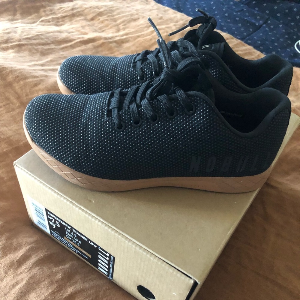 NoBull project black gum trainers